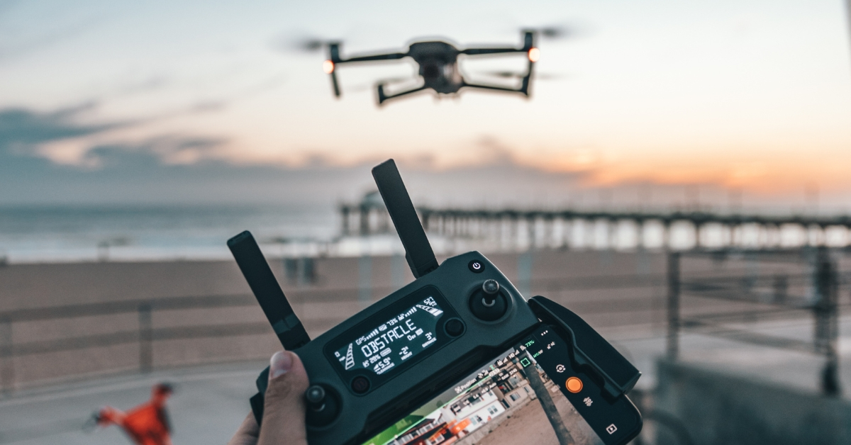 como usar um drone